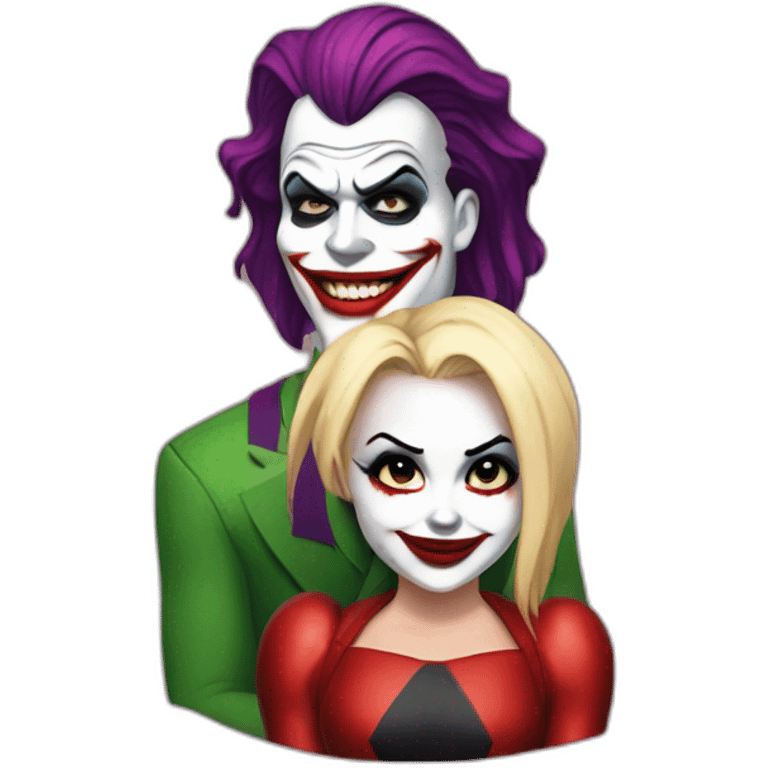 Joker and Harley Quinn  emoji