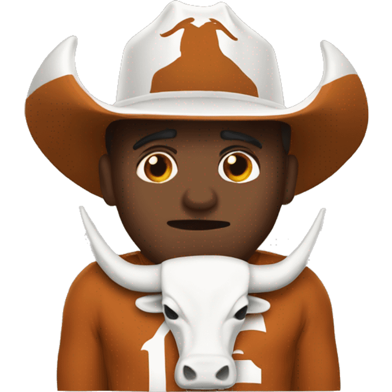 Texas longhorns down emoji