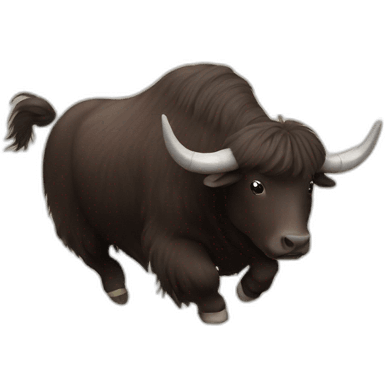 Yak Galloping emoji