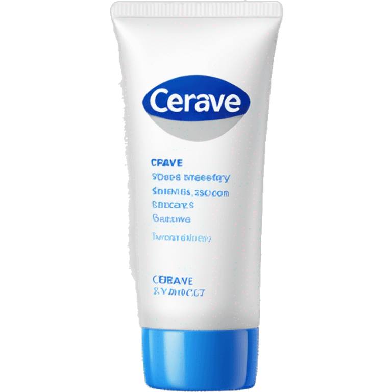 eye cream bottle with label cerave style  emoji