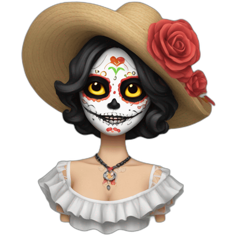 Catrina animada con nombre Jessie emoji