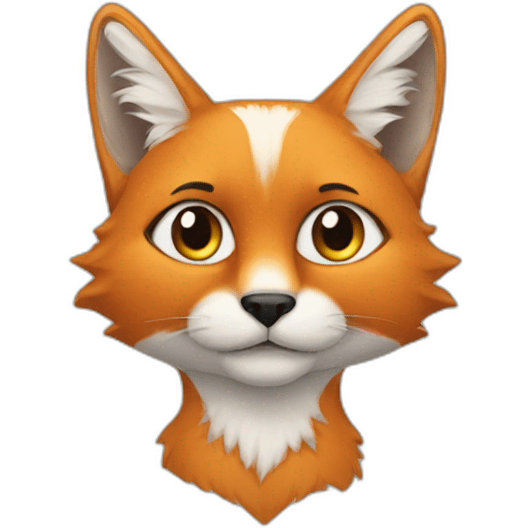 Cat-fox-minteyes emoji