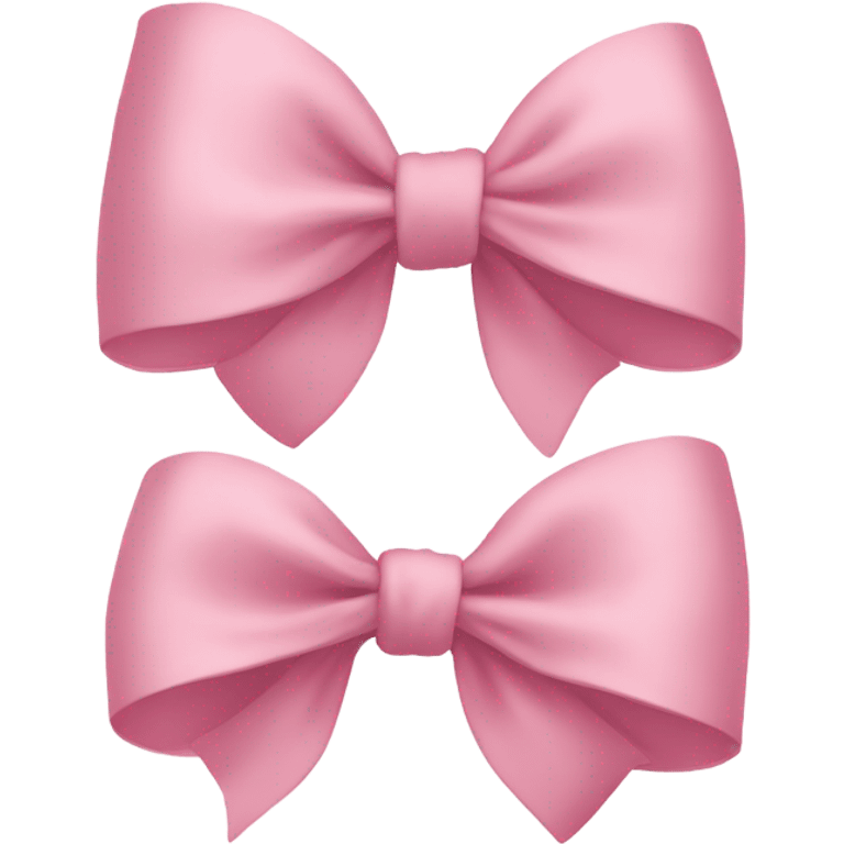 light pink bow on light pink bow emoji