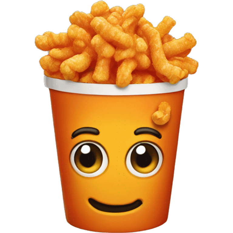 Cheetos popcorn emoji