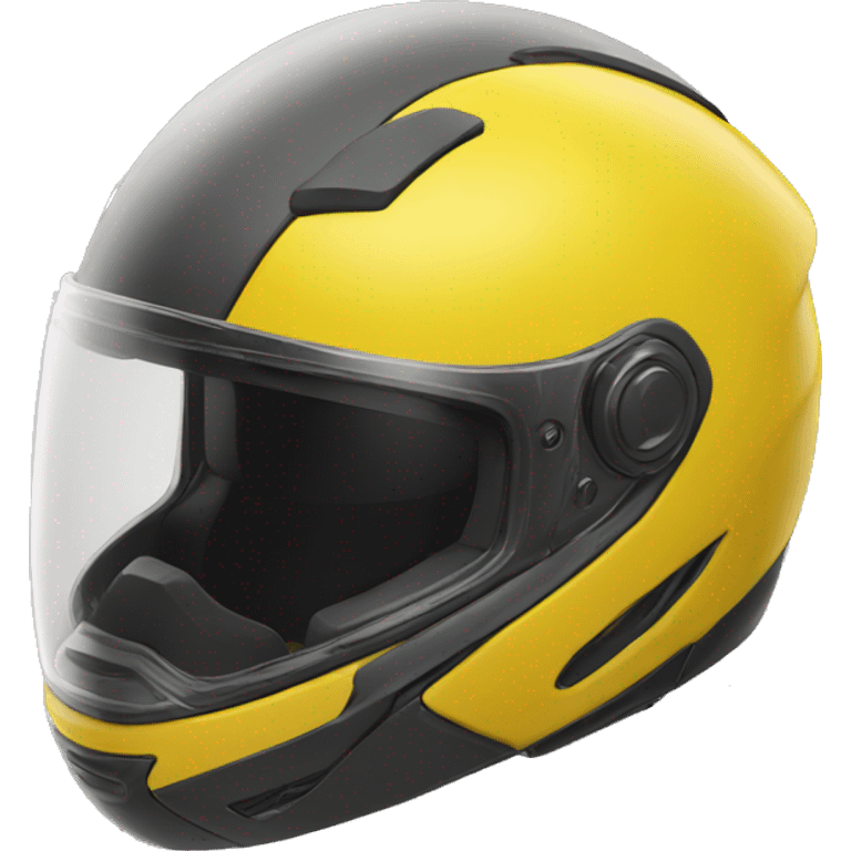 helmet yellow emoji