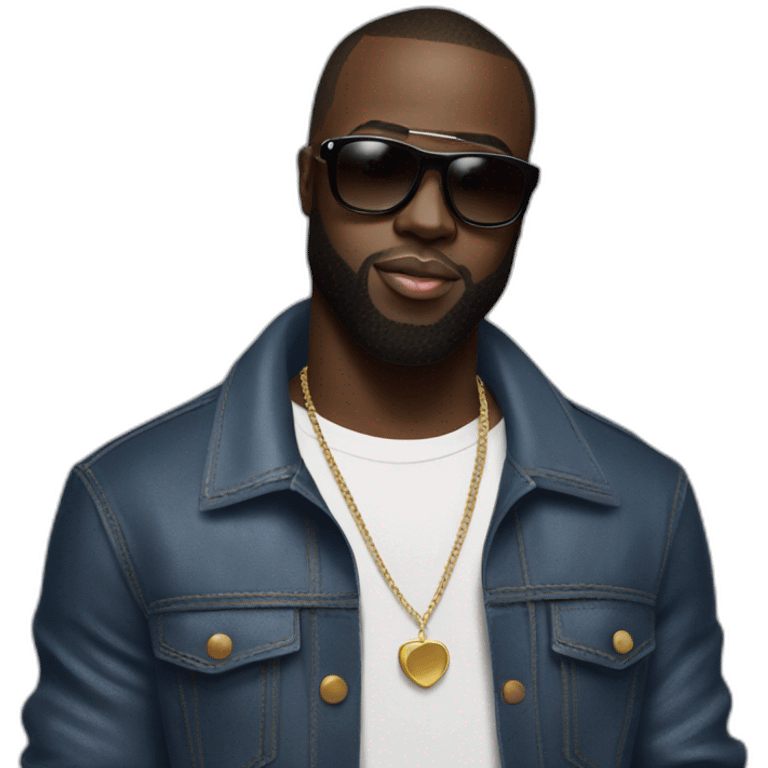 Maître GIMS en studio emoji