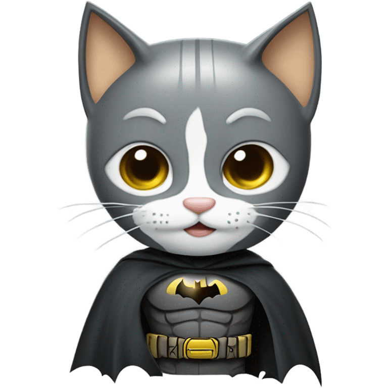 batman avec son chat de compagnie  emoji