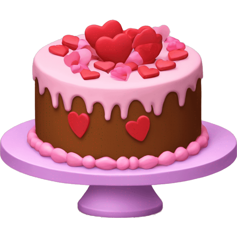 valentine’s day cake emoji