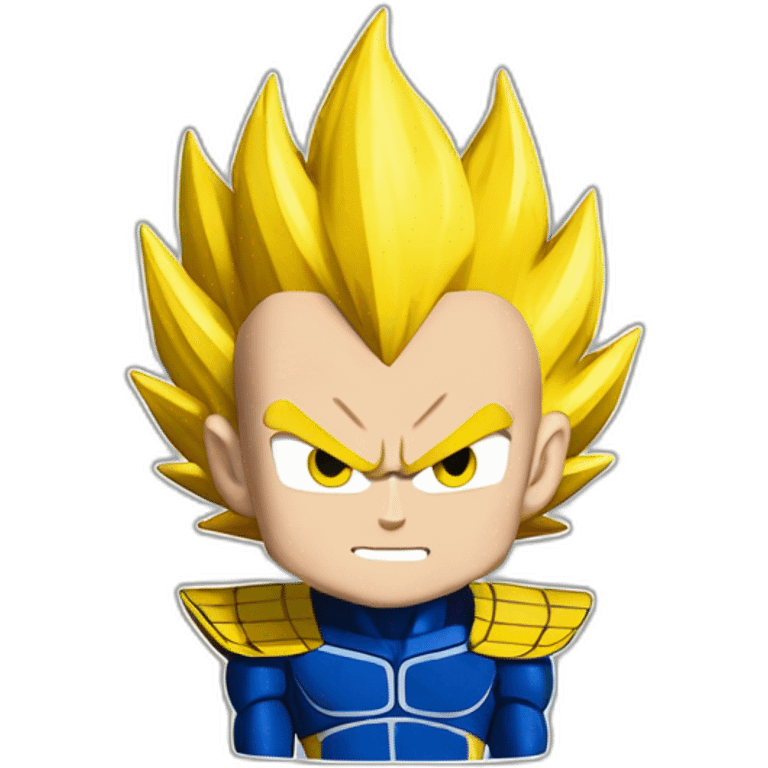 super sayain vegeta emoji