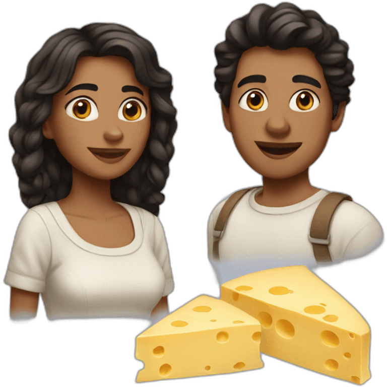 Alina and cheese emoji