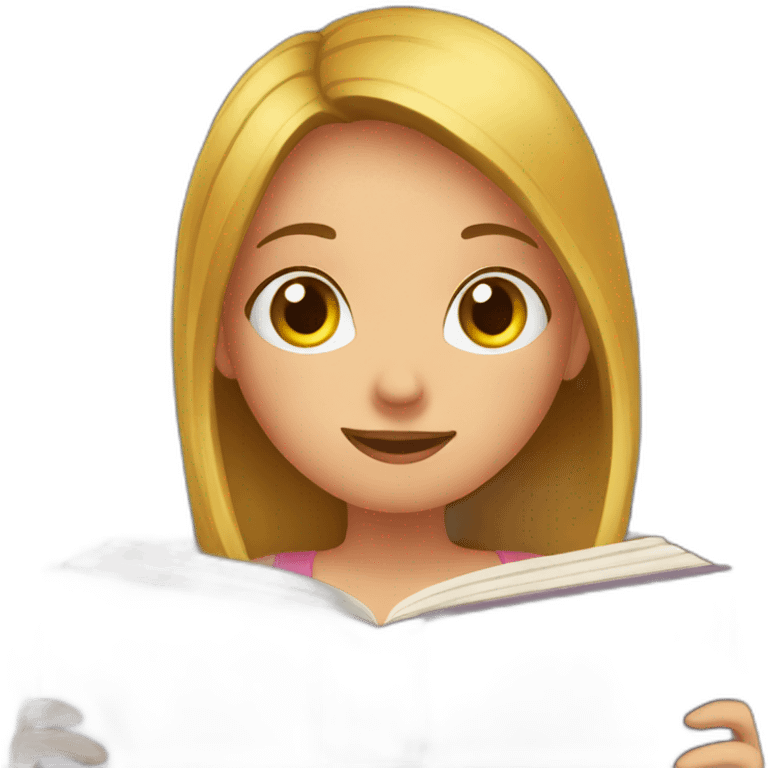 girls-hiding-behind-book emoji