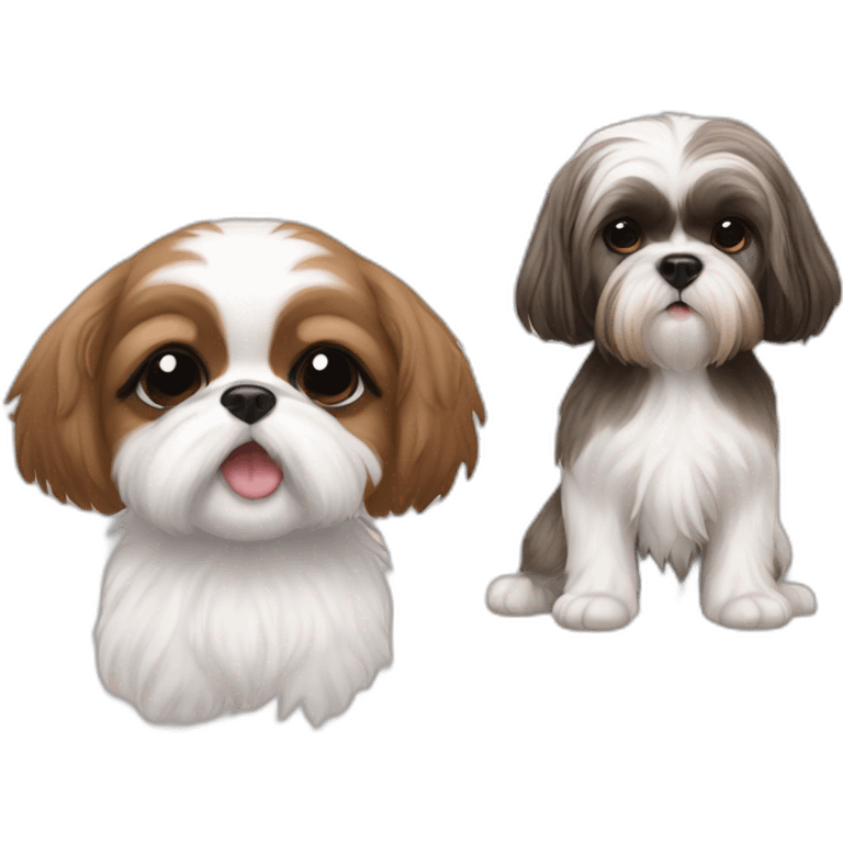 baby vs shih tzu emoji