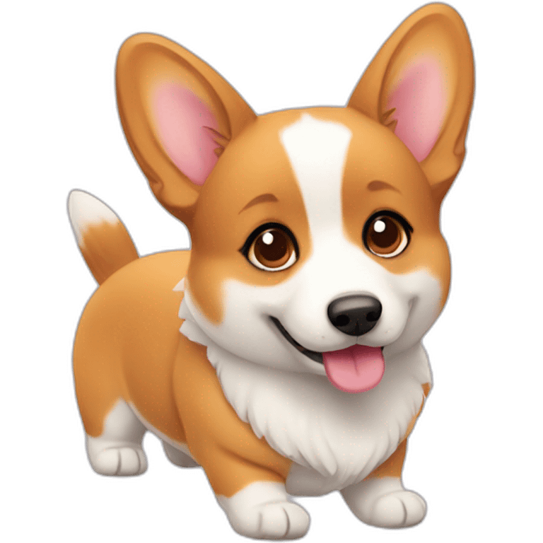 cute corgi emoji