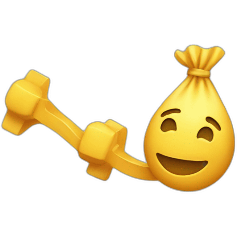 leverage that lifts up the financial success emoji