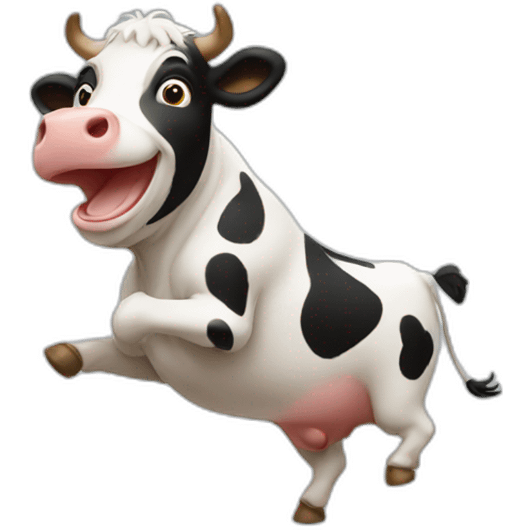 cow dancing emoji