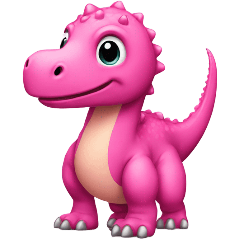 Pink dinosaur emoji