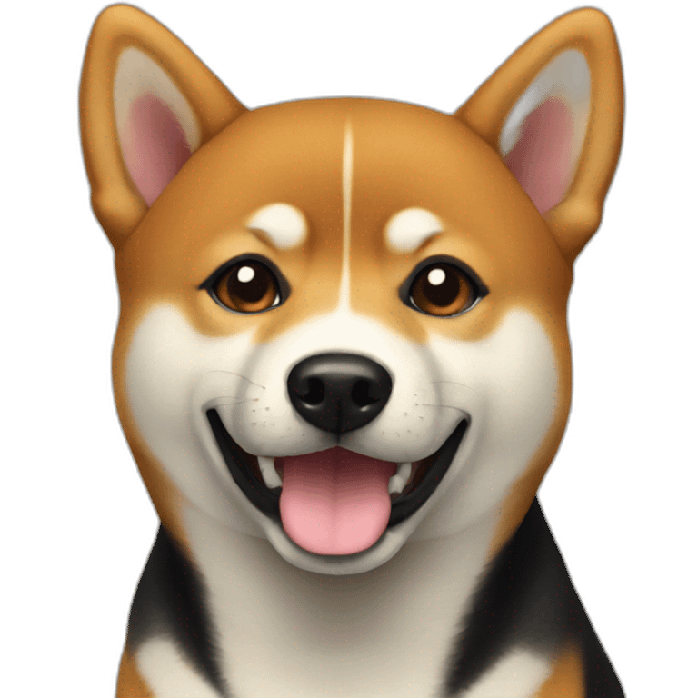 black-shiba-dog emoji