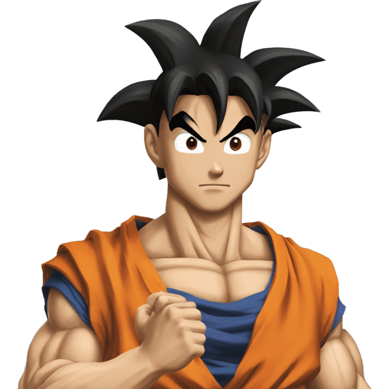 Goku from dragon ball emoji