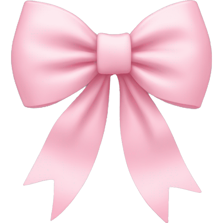 Light pink bow emoji