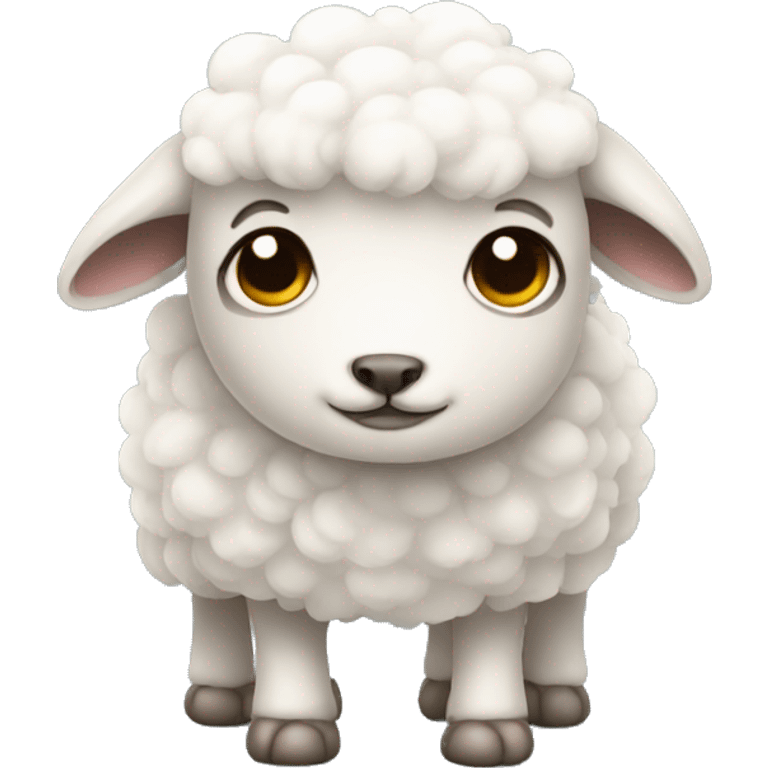 little sheepie with short legs emoji