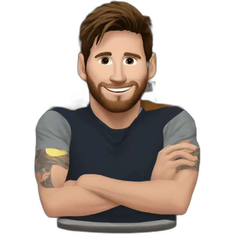 Messi au bar  emoji