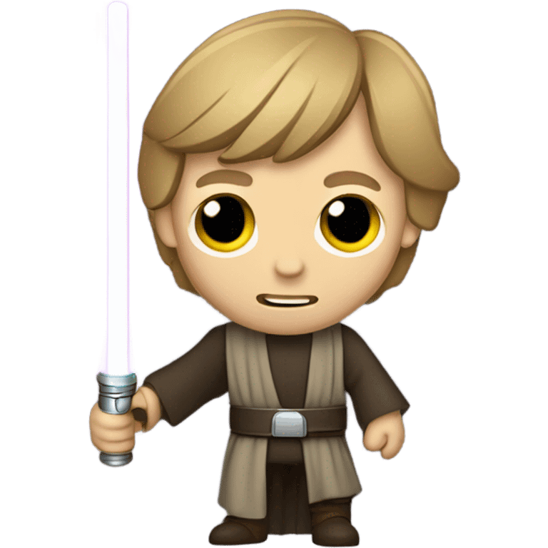 Luke skywalker purple light saber emoji