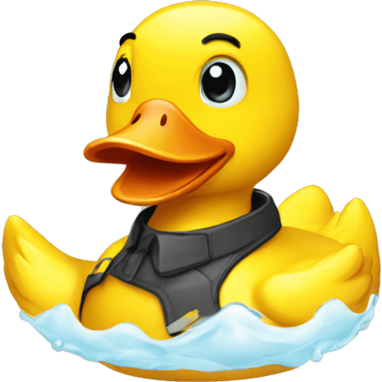 Rubber ducky software engineer emoji