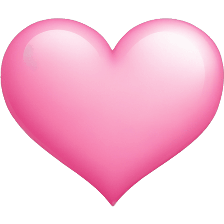 Un corazon color rosado claro con estrellas turquesas emoji