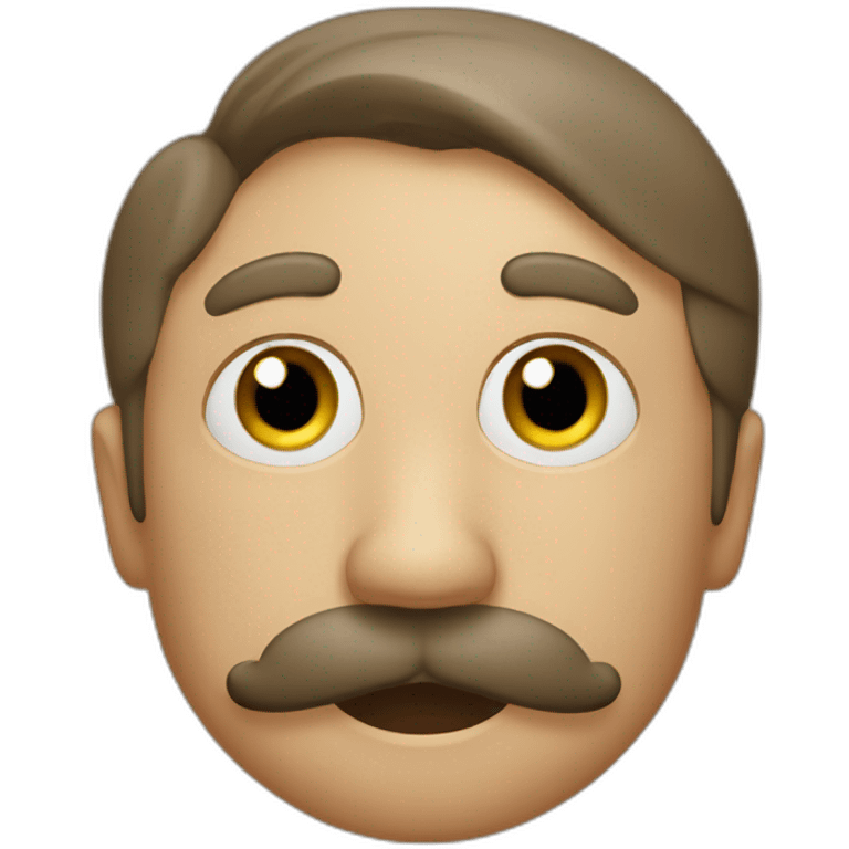 Lolo moustache emoji