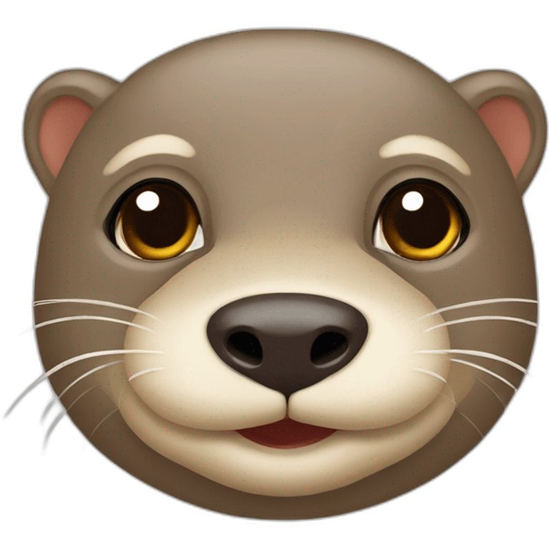 Loutre sur totue emoji