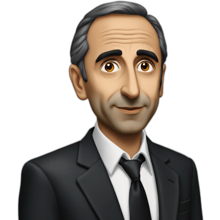 eric zemmour noir emoji