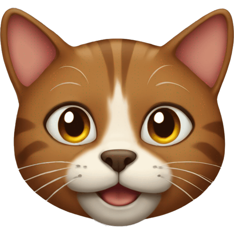 Brown cat emoji