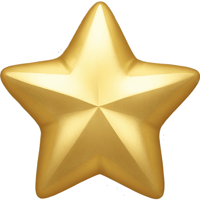 Solid gold Star emoji