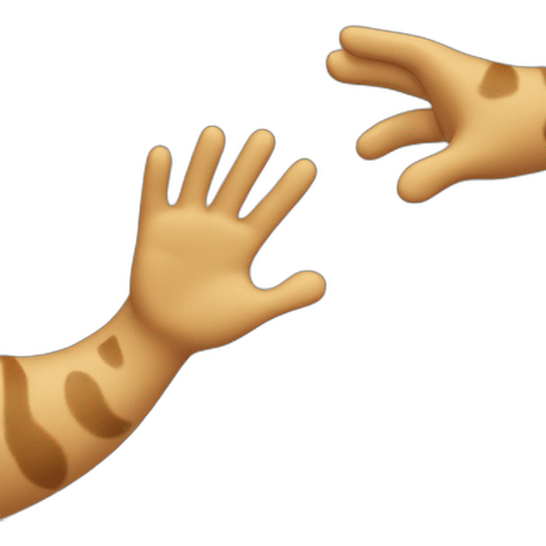 Cat high five  emoji