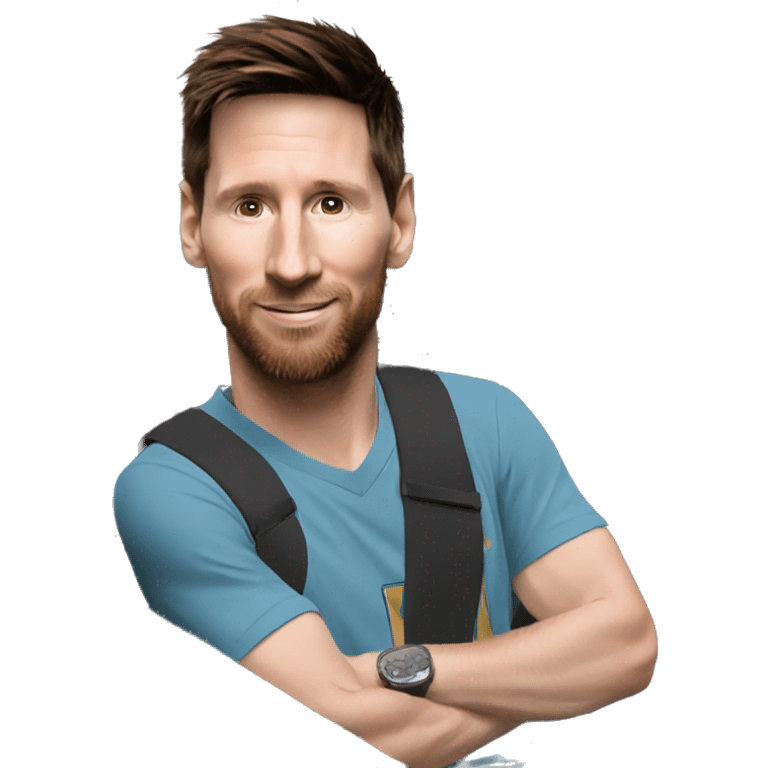 messi in a car emoji