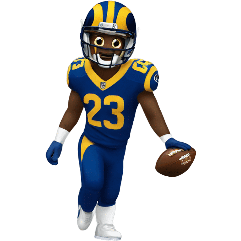 LA Rams #23 Touchdown emoji