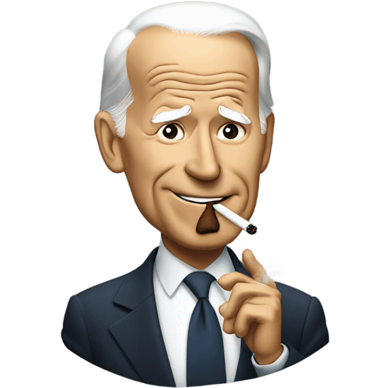 biden smoking emoji