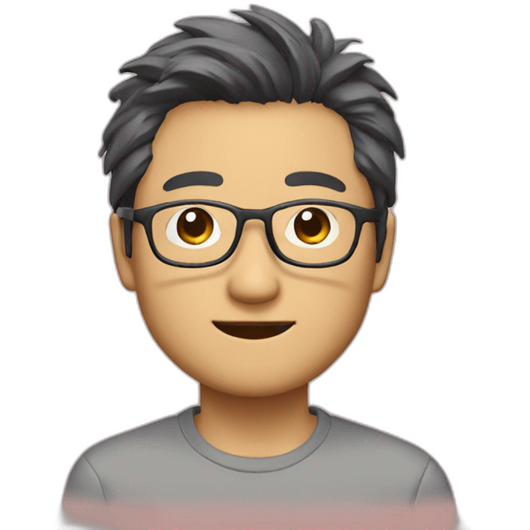 Keigo Takami with a pair of glasses emoji