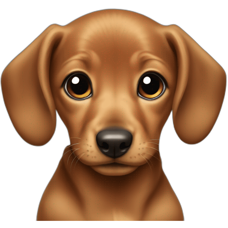 Baby dashund emoji