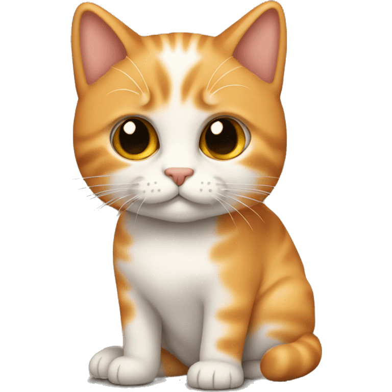 Gatto arancione con pelo corto  emoji