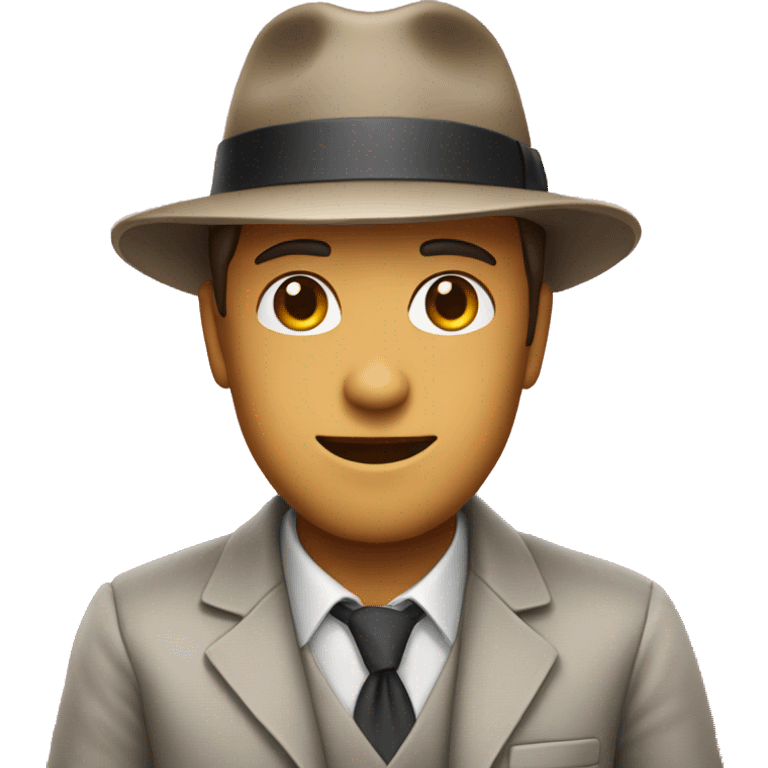 Make an emoji of a person wearing a fedora emoji