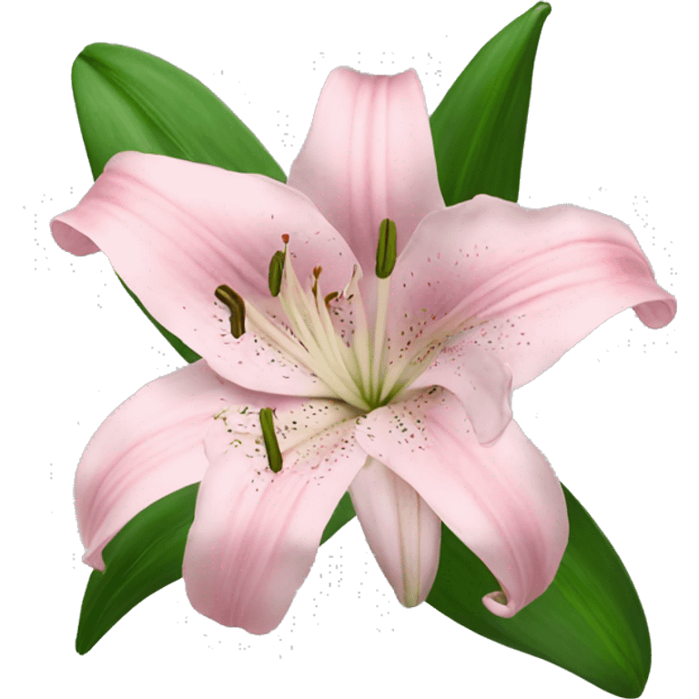 light pink lilium emoji