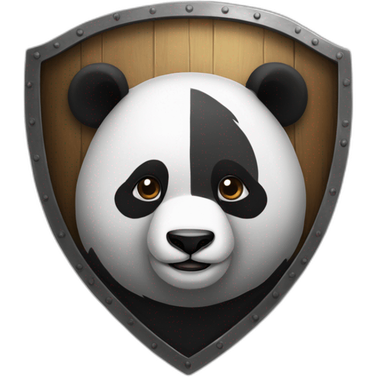 panda ho l d shield emoji