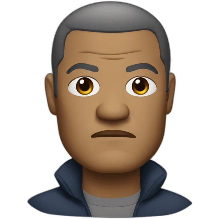 laurence fishburne serious emoji