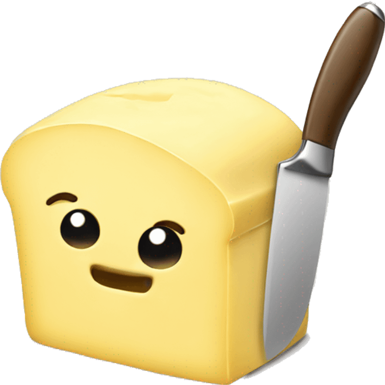 Butter with knife  emoji