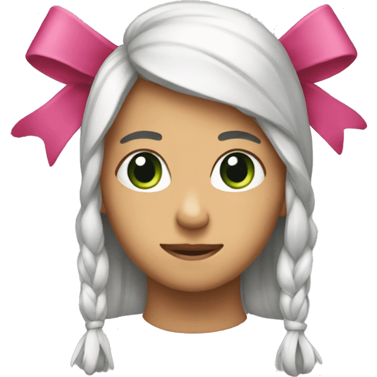 a bow  emoji