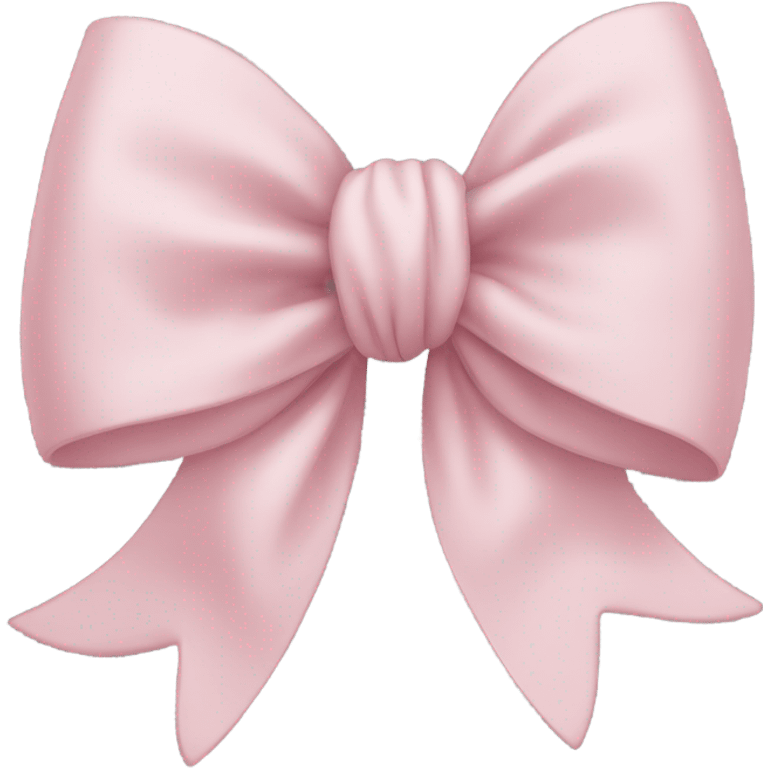 Light pink bow emoji