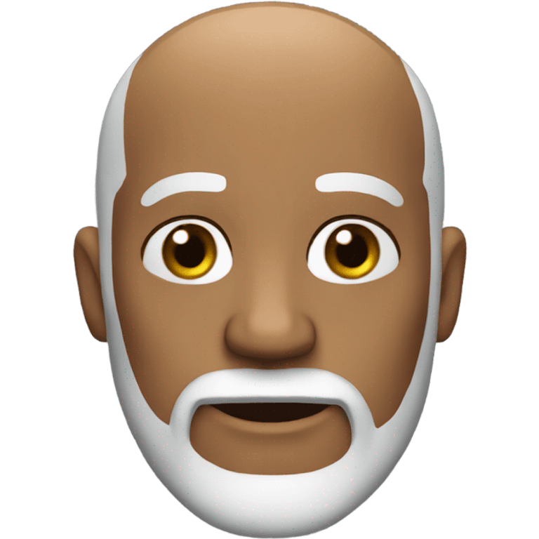 bald man with beard named fred emoji