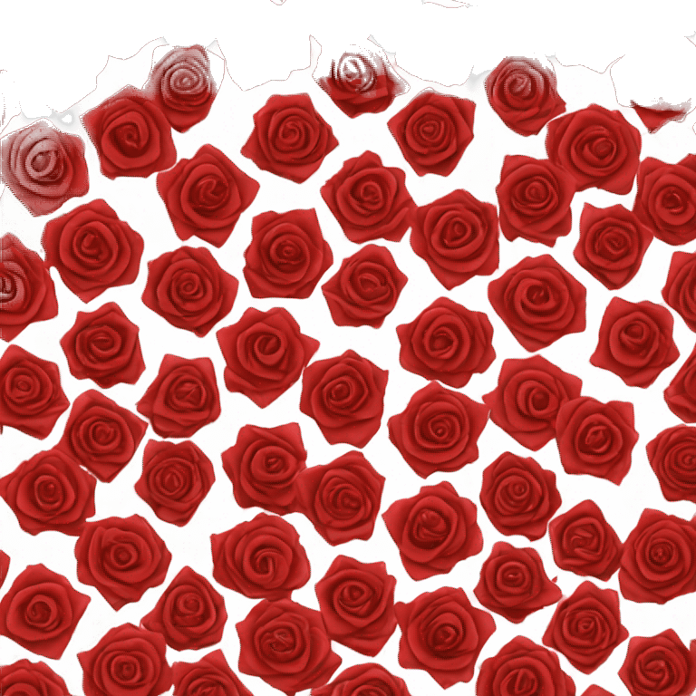 Scarlet rose emoji