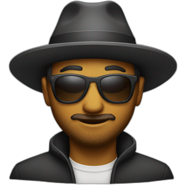 pilgrim wearing polarized sunglasses emoji